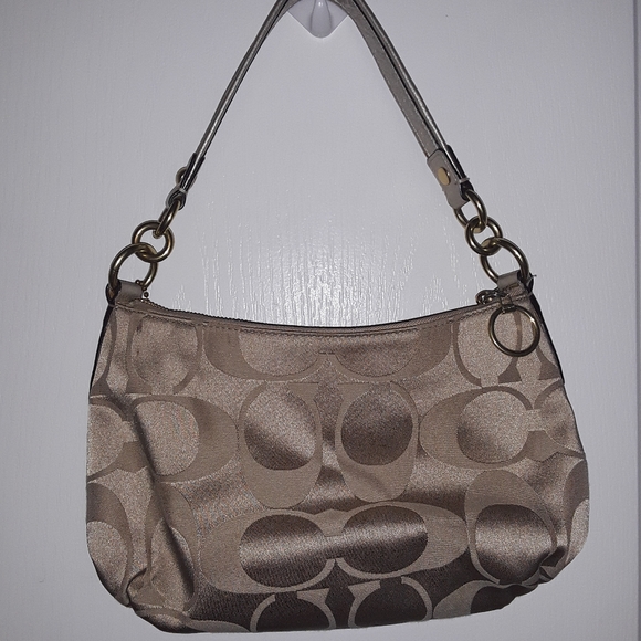 Coach Poppy Monogram Handbag Bag - Picture 2 of 11